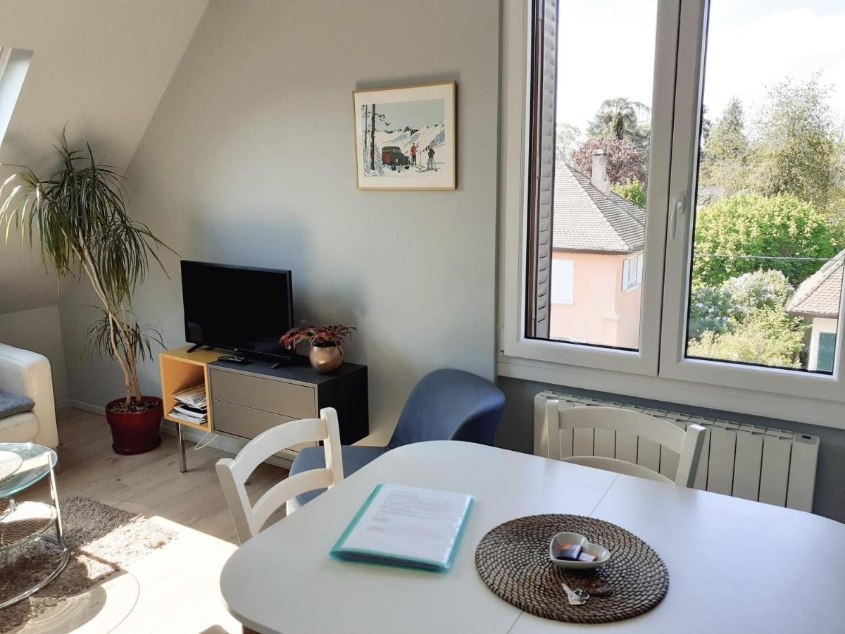 Charmant Appartement A 150 M Des Thermes Et Du Centre Ville Thonon-les-Bains Exterior photo